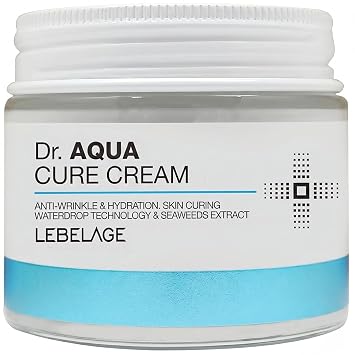 LEBELAGE Dr. Aqua Cream, Water Drop Korean Face and Body Moisturizer, 70 ml