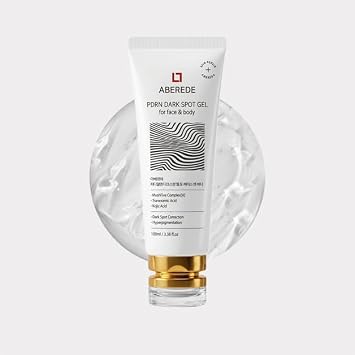 PDRN - Gel de manchas oscuras, hidratante iluminador facial y corporal con PDRN, complejo de extracto de hongos y MELAZERO V2, cuidado nocturno para piel opaca y desigual, 3.38 onzas líquidas