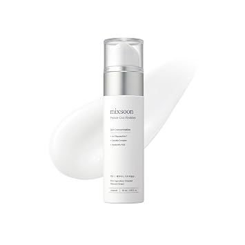 mixsoon Peptide Cica Hyal -Shot - Suero de ácido hialurónico EGF y suero hidratante de adenosina 1.7 fl oz / 1.69 onzas líquidas de vidrio coreano para el cuidado de la piel