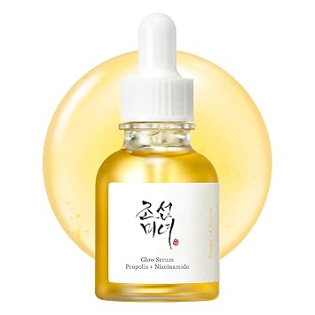 Beauty of Joseon Suero Brillo Propolis y Niacinamida Hidratante Facial Suavizante para Tono de Piel Desigual Cuidado de la Piel Coreana 30ml 1 fl.oz