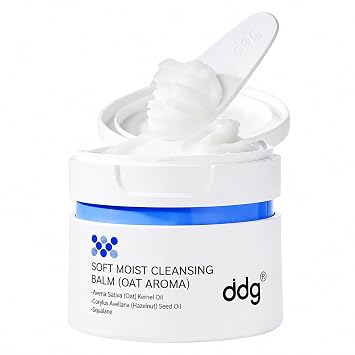 ddg Bálsamo limpiador suave y húmedo, bálsamo removedor de maquillaje para pieles sensibles, removedor de maquillaje de ojos y limpiador facial para eliminación de maquillaje impermeable, bálsamo a