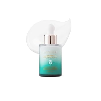 Edelweiss - Ampolla para cuatro estaciones, suero de esencia iluminador y antienvejecimiento, suero de hidratación ligero y no pegajoso con niacinamida, péptidos, reduce la línea fina