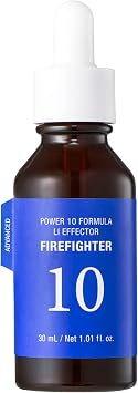 It'S SKIN Power10 Formula LI Effector Firefighter 1.01 fl oz, suero calmante con regaliz y chamazuleno, ampolla, piel sensible, cuidado de la piel coreano