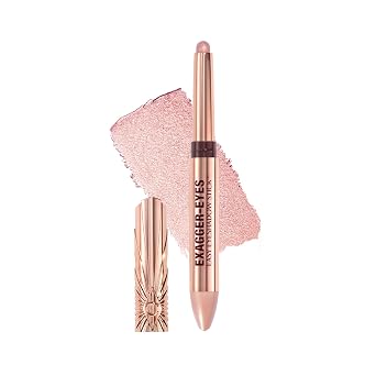 Charlotte Tilbury Exagger-Eyes Easy Eyeshadow Stick - 10 tonos universalmente favorecedores en 2 acabados embellecedores para un uso duradero de hasta 24 horas