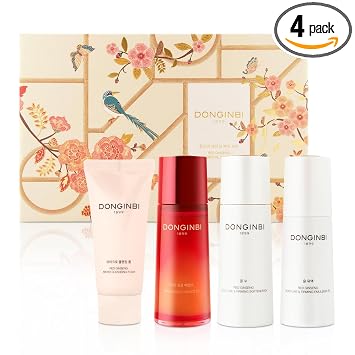 Donginbi Set de cuidado de la piel esencial de ginseng rojo | Set de regalo