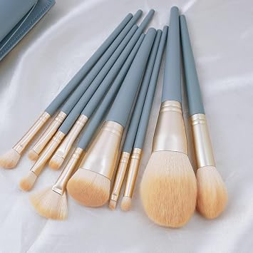 Makeup Brush Set Foundation Concealer Contour Blush Eyeshadow Face Bronzer Eyeliner Powder Puff Setting Brushes Friendship Gifts for Women Christmas Gifts Valentines Day
