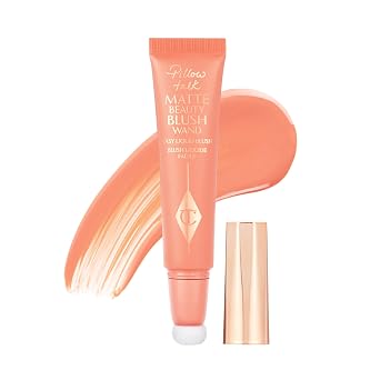 Charlotte Tilbury Pillow Talk Beauty Light Wand - Resaltador líquido de maquillaje – Resaltador de enfoque suave y rubor para mejillas – Perlado y acabado radiante sin peso