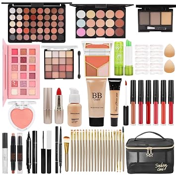 Kit de maquillaje para adolescentes y niñas, set de regalo de maquillaje