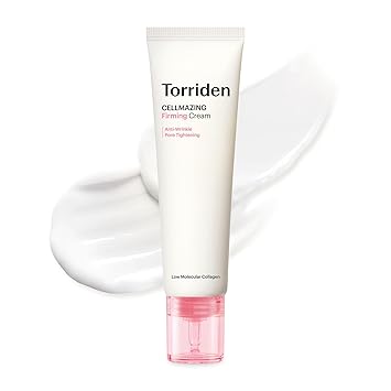 Torriden CELLMAZING Crema reafirmante de colágeno de 2.0 fl oz (2.02 onzas líquidas) | Mejora los poros y las arrugas caídos | Complejo de colágeno 5D, complejo de aminoácidos, péptido | Cuidado de la