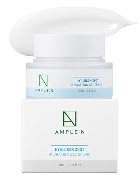 AMPLE:N Hyaluron Shot - Crema hidratante de gel coreano, 2.03 onzas