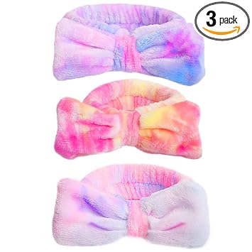 WSYUB Diadema de Spa, Diademas de Maquillaje y Cuidado de la Piel, Diadema para Lavar la Cara, Rellenos de Calcetín para Niñas Adolescentes, Bandas de Cabello Suaves para Mujeres, Regalos de Navidad