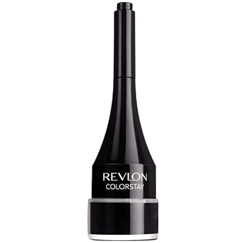 Revlon ColorStay Creme Gel Delineador de ojos, negro, 0.08 oz