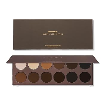 KARA BEAUTY Kit de maquillaje para cejas con polvos, pomadas y resaltadores, juego de polvos de cejas mezclables de larga duración para cejas naturales o esculpidas, perfecto para maquilladores, apto para principiantes