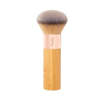 tarte The Buffer - Brocha para base de acabado de aerógrafo – Brocha de mezcla para maquillaje en crema, líquido o en polvo, cobertura construible y aplicación perfecta para un acabado impecable, vegano y libre de crueldad, tamaño completo