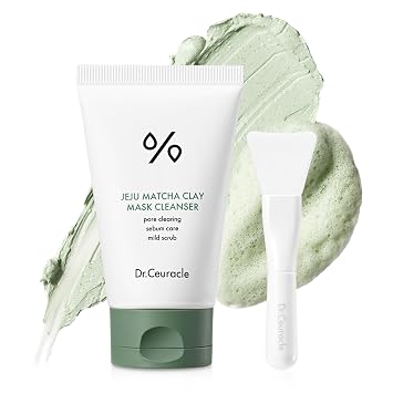 Dr.Ceuracle Jeju - Limpiador de máscara de arcilla Matcha, limpieza