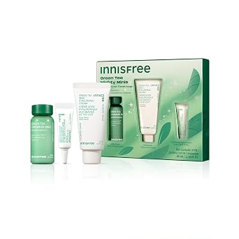 innisfree Green Tea Mighty Minis Gift Set | 3-Step Hydration Routine