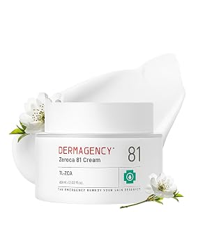 Crema Zeroca 81 | Crema coreana para el acné para pieles sensibles y grasas | Hidratación ligera, no grasosa, calmante | Control de aceite, refinación de poros, cica | Sin fragancia | K-beauty 2.02 fl oz / 2.0 fl oz