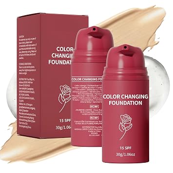 2 bases coreanas que cambian de color, ajuste automático, corrección de tono, oculta líneas finas y arrugas que cambian de color para piel madura.