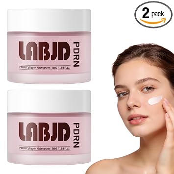 PDRN Cream, paquete de 2 crema facial PDRN con ácido hialurónico, hidratante facial coreano ligero, hidratante, 1.69 onzas líquidas