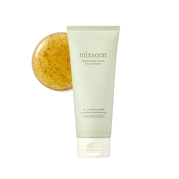 mixsoon Master Gentle Recipe - Limpiador diario de exfoliación suave, complejo de aminoácidos y cica, espuma suave para piel clara e hidratada, 5.07 onzas (150ml) líquidas