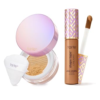 tarte Corrector cremoso de cinta de forma y polvo de ajuste sin arrugas