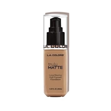 L.A. COLORS Base de Maquillaje Verdaderamente Mate, Sand CLM356