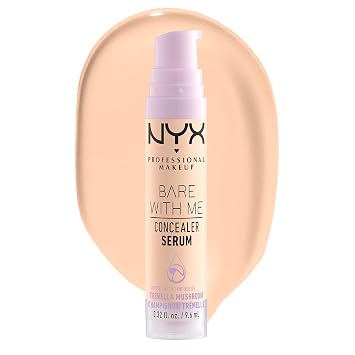 NYX PROFESSIONAL MAKEUP Bare With Me - Suero corrector, Maquillaje corrector para hasta 24 horas de hidratación - Claro