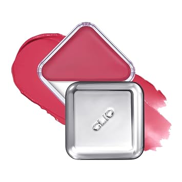 CLIO Essential - Tapón para labios y mejillas, rubor de bolsillo, color cremoso y edificable, contorno y resaltado, acabado brillante y natural, no graso, tamaño de viaje, seguro para pieles sensibles (04 de baya)