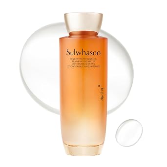 Sulwhasoo Agua rejuvenecedora concentrada de ginseng | Tónico facial hidratante coreano | Con extracto de ginseng | Mejora la textura y el brillo de la piel | Tónico antienvejecimiento para piel seca, normal y madura, 5.07 onzas líquidas