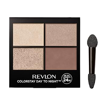 Revlon ColorStay Day to Night Sombra de ojos Quad, 500 Addictive, 0.16 oz