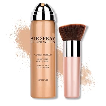 Base de maquillaje Flawless AirBrush de alta cobertura, suave y cremosa