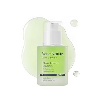Suero Calmante, Suero Calmante e Hidratante para Todo Tipo de Piel con Ácido Hialurónico, Centella Asiática y Pantenol, Cuidado de la Piel Coreano para Piel de Vidrio, 1.01 fl oz (30 ml)