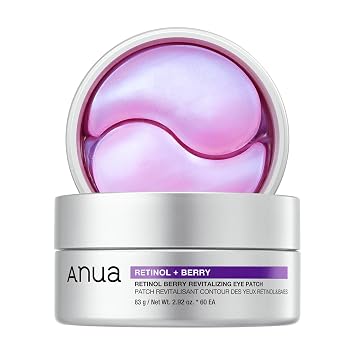 ANUA Retinol Berry Eye Patches, 60 unidades