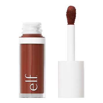 e.l.f. Rubor Líquido Camo, Rubor Líquido de Larga Duración Para Color de Alto Pigmento, Crea un Acabado Suave y Luminoso, Vegano y Libre de Crueldad, Bronze Bombshell