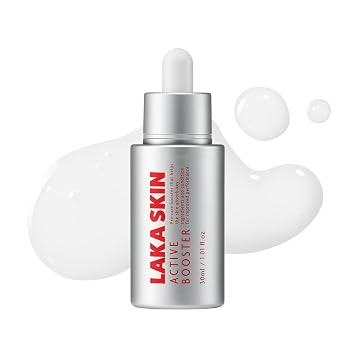 Laka Skin Care Active Booster, 1.0 fl oz/1.01 fl.oz, PDRN, péptido para elasticidad, limpieza de poros, calmante, ácido hialurónico, cuidado de la piel coreano