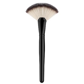 Luxspire Brocha de maquillaje para abanico,