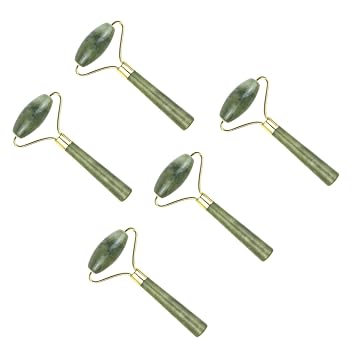 Masajeador facial de jade natural de 5 piezas para el área de los ojos