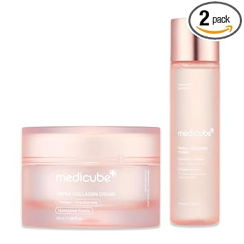 medicube Triple Collagen Prep & Glow Duo - Triple Collagen Cream and Toner