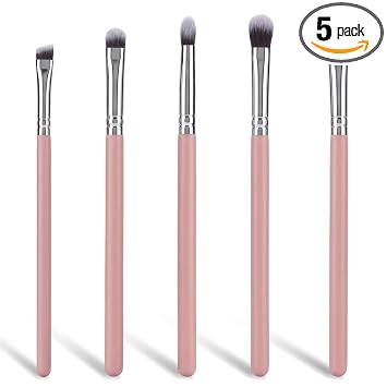 5 Pcs Professional Eye Makeup Brush Set, Eyeshadow Blending Brushes