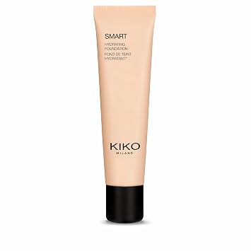 KIKO Milano Smart - Base líquida hidratante de cobertura completa, WR01 Warm Rose