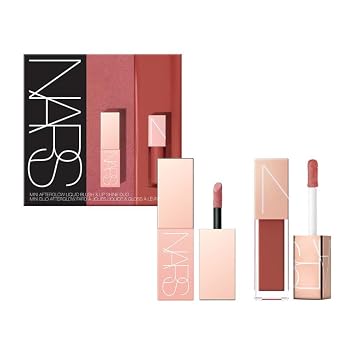 Nars Mini Afterglow Liquid Blush & Lip Shine Duo, Dolce Vita, Aragón, 2 piezas