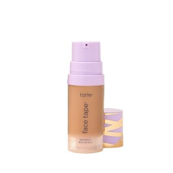 tarte base de maquillaje face tape – Base de cobertura completa con acabado mate con Snow Mushroom y ácido hialurónico para hidratación, resistente al agua, vegana y libre de crueldad animal