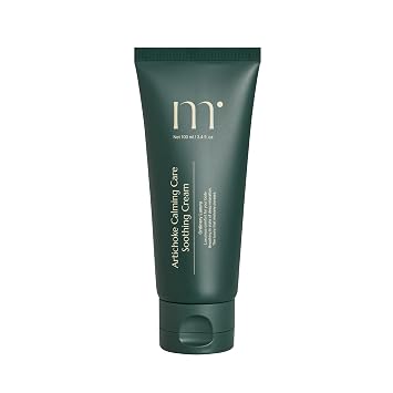 molvany Alcachofa Calming Care Crema calmante – Hidratante facial diario hidratante y crema corporal – Cuidado de la piel coreano para pieles deshidratadas y sensibles – 3.4 onzas líquidas