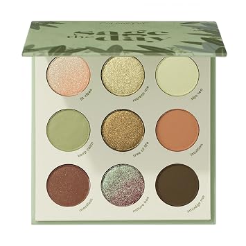 ColourPop Sage the Day Paleta de sombras de ojos, paleta de salvia y oliva con acabados metálicos y mate, maquillaje de ojos de alto pigmento con una fórmula de larga duración (0.3 onzas)