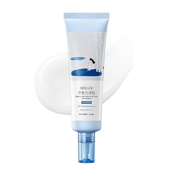 ROUND LAB Suero solar hidratante de jugo de abedul SPF 50, 1.69 Fl Oz
