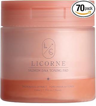 Licorne PDRN - Almohadillas de tóner (70 unidades) – Almohadillas de tóner coreanas, almohadillas de tóner faciales, almohadillas de tóner coreano para el cuidado de la piel – Almohadillas de esencia