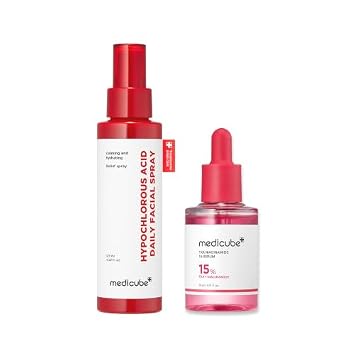 medicube Red Power Duo para suavizar - Aerosol calmante HOCI y suero TXA