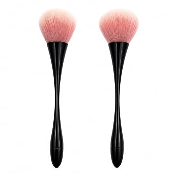 Brocha de base para maquillaje líquido y cepillo facial
