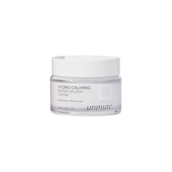 UNMUTE Hydro Calming Water Cream – 1.7 fl oz (1.69oz) | Hidratante facial hidratante con árbol de té blanco y Hyal 10-Some | Crema de agua ligera para todo tipo de piel | Cuidado de la piel coreano
