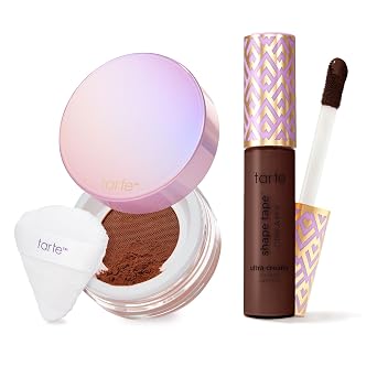 tarte Corrector cremoso de cinta de forma y polvo de ajuste sin arrugas